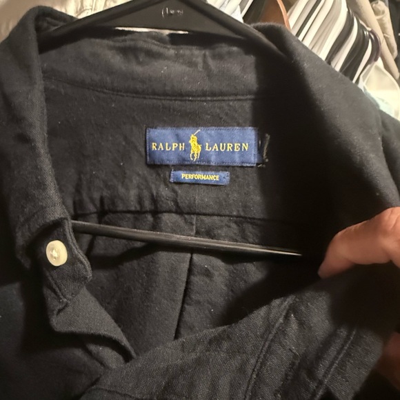 Ralph Lauren Black Casual Button-Down Shirt/ Multiple Ralph Lauren collar shirts - Picture 2 of 16